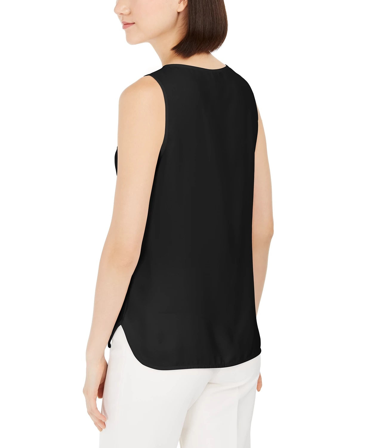 Anne Klein Women's Woven Top Black Size X-Small