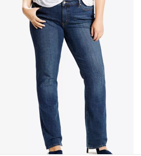 Levi's Women's Plus Classic Straight Leg Jean Blue Size 16W