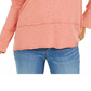 Style & Co Women's Cotton High-Low Top Orange Size Extra Small