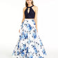 City Studios Junior's Lace Top & Long Floral Skirt White Size 1