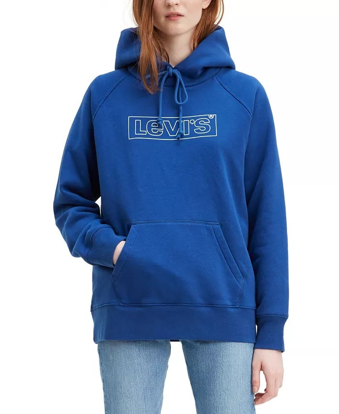 Levi's Women's Graphic Sport Hoodie Navy Size Small