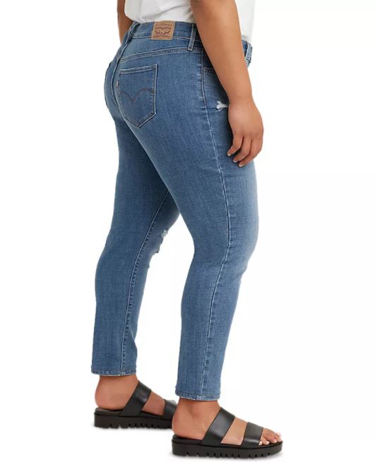 Levi's Women's 711 Plus Skinny Jeans Blue Size 16W
