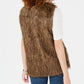 Say What? Juniors' Faux-Fur Vest ed ediu