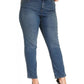 Style & Co Women's Plus & Petite Plus Size Tummy-Control Slim-Leg Jeans Blue Size 26
