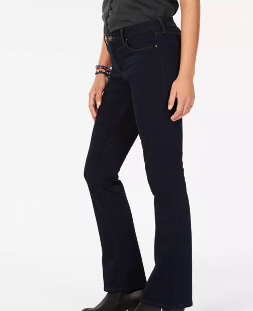 Style & Co Women's Mid Rise Bootcut Jeans Blue Size 4