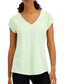 Ideology Women's Rapidry Heathered Performance T-Shirt Green Size Small