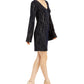 City Studios Juniors' Glitter Stripe Dress Gold Size Extra Small