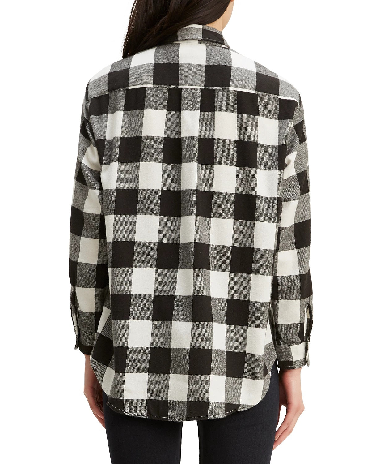 Levi's Women's utility Shirt White Size X-Small