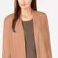 Alfani Women's Tie-Sleeve Cardigan Taupe Size Large