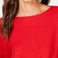 INC International Concepts Women's Petite Sweater Tunic Red Size Petite