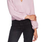 1.STATE Women's Faux Wrap Sweater Pink