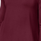 JM Women's Collection Scoop-Neck Top  Red Size XX Large
