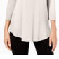 JM Collection Women's Scoop-Neck Top Dark Beige Size Large
