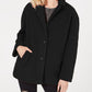 Collection B Juniors' Faux-Fur Coat Black Size Large