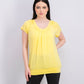 JM Women's Collection Blouson T-Shirt Gold Size Extra Large