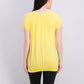 JM Women's Collection Blouson T-Shirt Gold Size Extra Large
