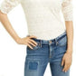 American Rag Juniors' Tie-Back Lace Blouse White Size Medium