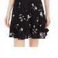 American Rag Juniors'' Floral-Print Pintuck Dress Black Size Medium