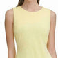 Tommy Hilfiger Women's Colorblocked Asymmetrical Dress Yellow Size 16