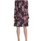 Tommy Hilfiger Women's Floral Jersey A Line Dress Purple Size 12