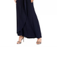 Adrianna Papell Women's One-Shoulder Gown Navy Size 6