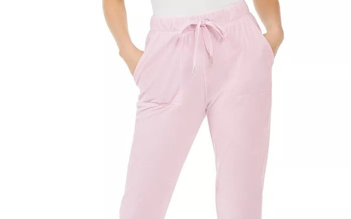 Planet Gold Junior's Velour Jogger Pants Purple Size X-Small
