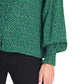 Sanctuary Women's Noelle Smocked Cuff Blouse Green Size Large
