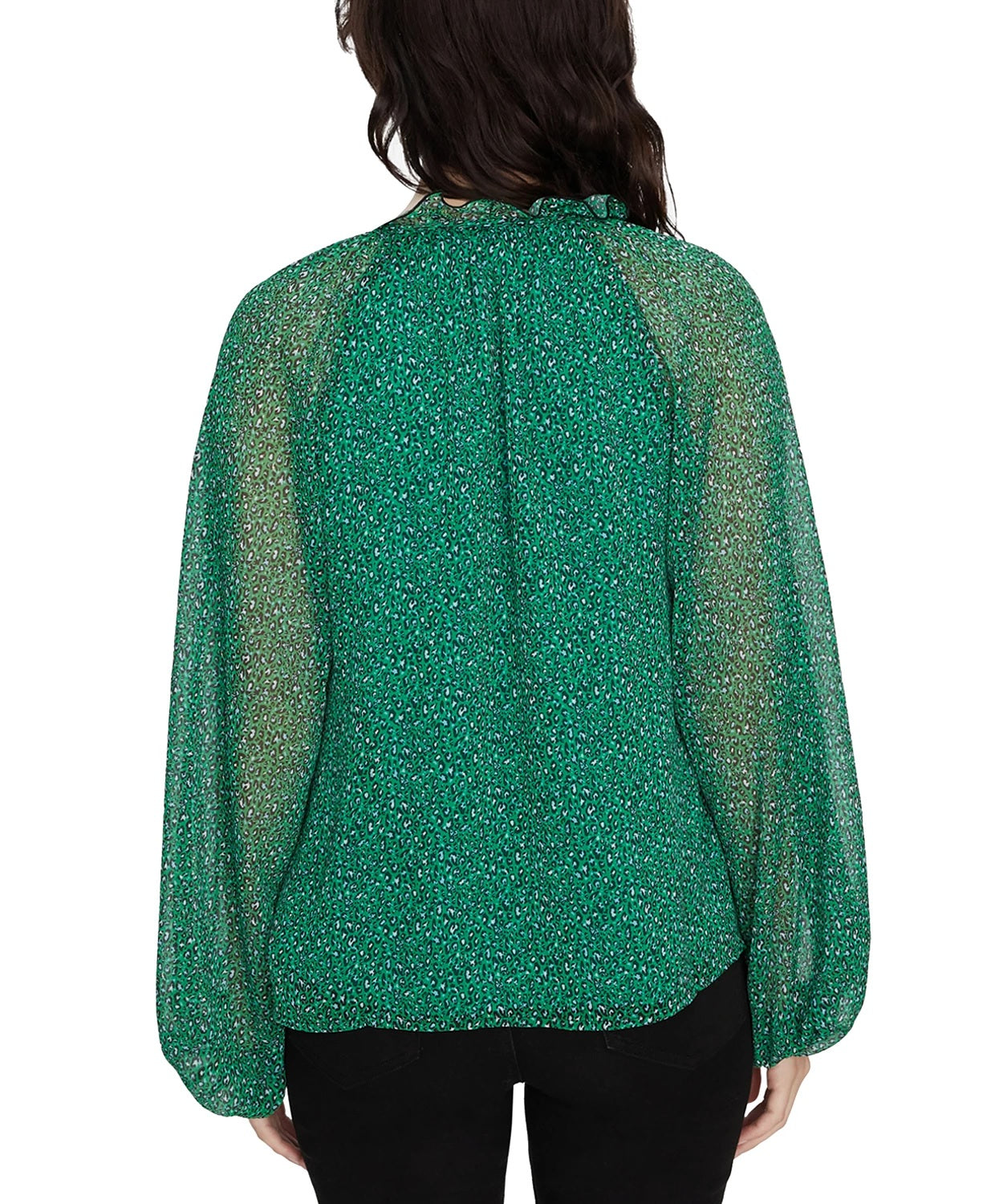Sanctuary Women's Live It Up Volume Top Green Size Small