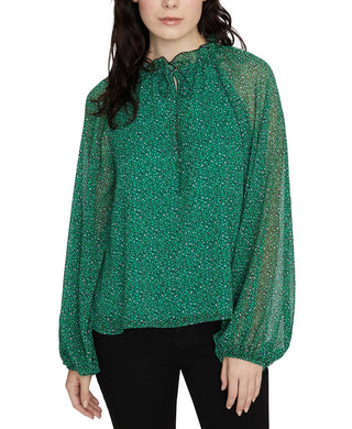 Sanctuary Women's Live It Up Volume Top Green Size Small