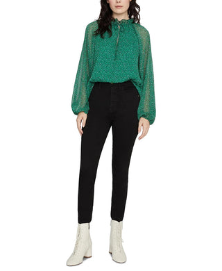 Sanctuary Women's Live It Up Volume Top Green Size Small