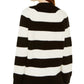 Calvin Klein Women's Striped Cardigan White Size Medium