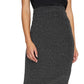 Sanctuary Women's Metallic Knit Pencil Skirt Black Size XX-Small