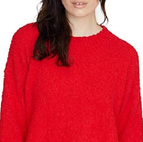 Sanctuary Women's Teddy Sweater Bright Red Size Medium