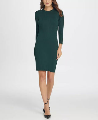 DKNY Women's Knit Sheath Dress Green Size Large