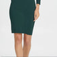 DKNY Women's Knit Sheath Dress Green Size Large