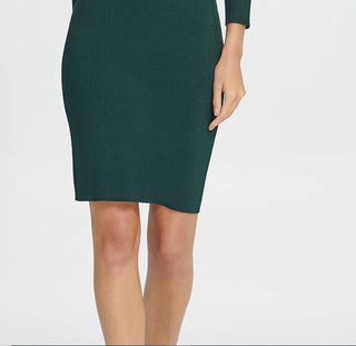 DKNY Women's Knit Sheath Dress Green Size Large