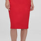 DKNY Women's Notch Neck Compression Sheath Dress Red Size 4