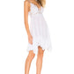 Free People Women's Intimately Fp Adella Frilled Chemise White Size Large