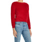 Weatherproof Vintage Women's Pullover Eyelash Sweater Red Size X-Large