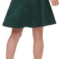 Tommy Hilfiger Women's Faux Suede A Line Skirt Green Size 16