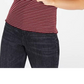 Hippie Rose Juniors' Lace-Up Rib-Knit Top Dark Red Size Extra Large