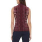 Tommy Hilfiger Women's Paisley Button-Up Collared Blouse Red Size Medium