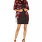 INC International Concepts Women's Art Deco Sequin Wrap Red Size Regular
