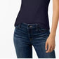 Tommy Hilfiger Women's Cotton Scoop Neck T-Shirt Navy Size Medium