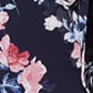 Jessica Howard Women's Floral-Print Faux-Wrap Maxi Dress Blue Size 14
