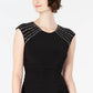 Jessica Howard Women's Embellished Sheath Dress Black Size 16