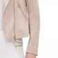 Calvin Klein Women's Faux-Suede Jacket Brown Size Small