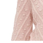 Calvin Klein Women's Popcorn Knit Mock Neck Sweater Pink Size X-Large