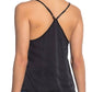 Love Fire Juniors' Lace-Trim Camisole Black Size Large