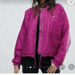 Free People Women's Mixed Signals Jacket Size Purple Size Medium